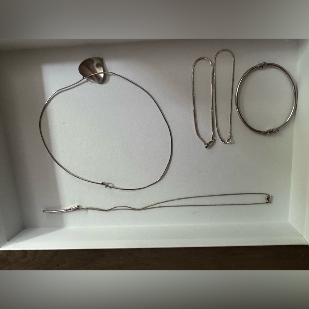 Silver Jewelry Set